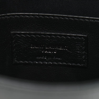 Saint Laurent Calfskin Crocodile Embossed Monogram Baby Niki Chain Satchel Algea 6 of 11