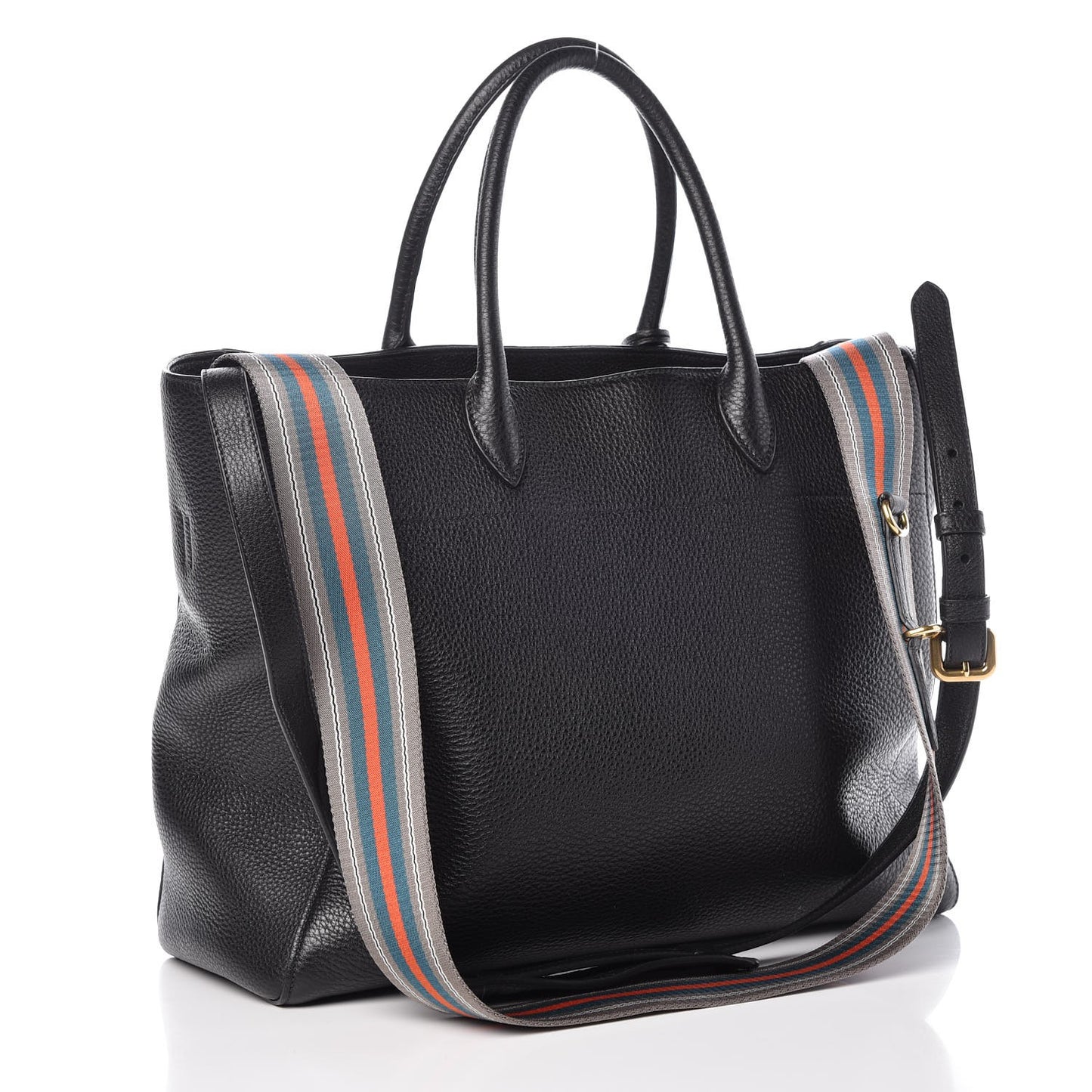 Vitello Daino Tote Black