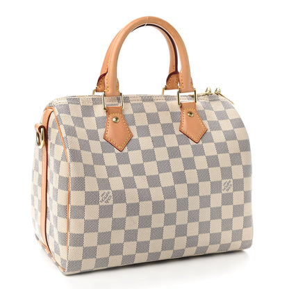 Louis Vuitton Damier Azur Speedy Bandouliere 25 2 of 8