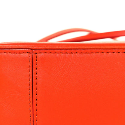 Celine Nappa Side Lock Dragonne Shoulder Bag Bright Orange 13 of 13