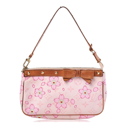 Louis Vuitton Monogram Cherry Blossom Pochette Accessories Pink 1 of 12