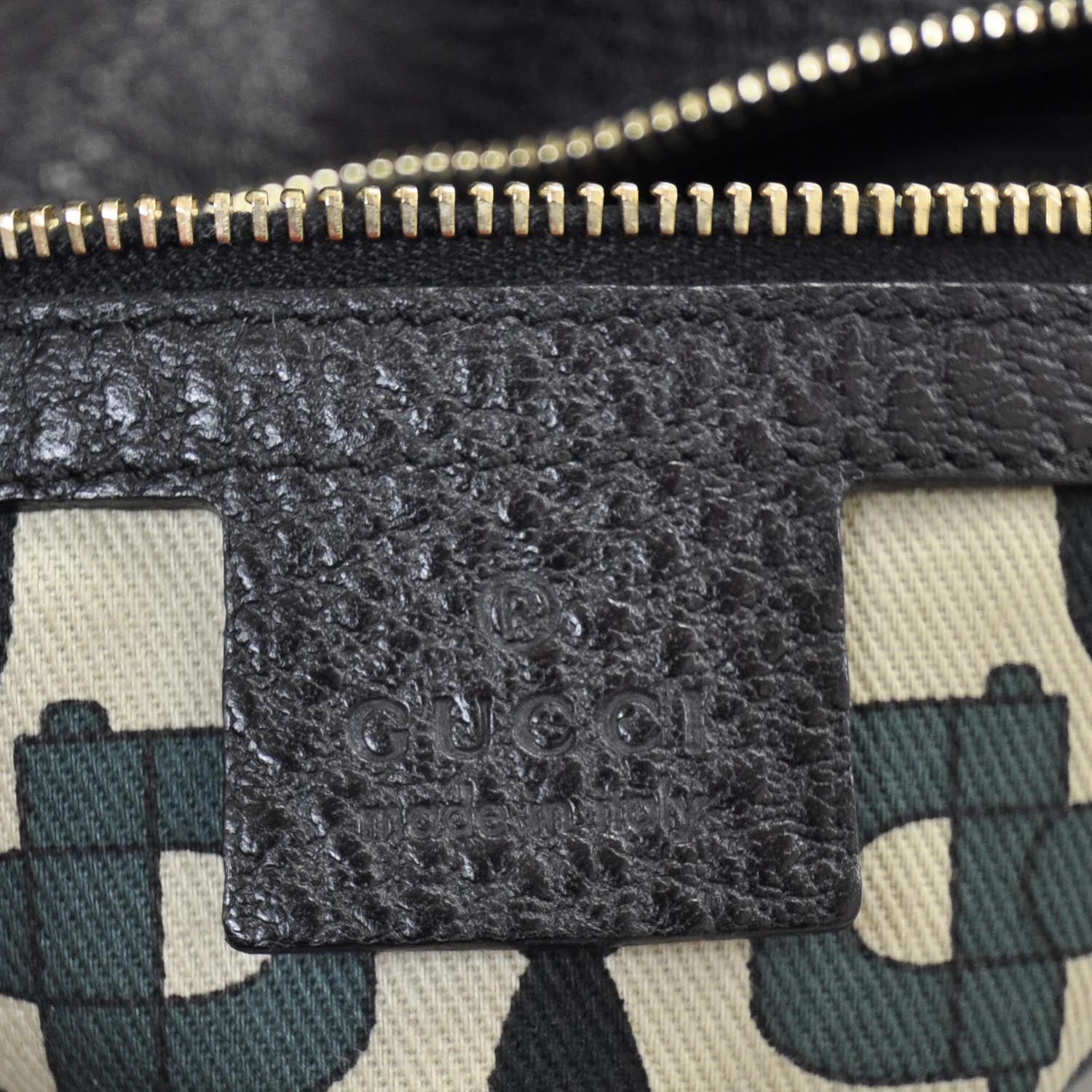 Gucci Leather Bamboo Ring Hobo Black 7 of 9