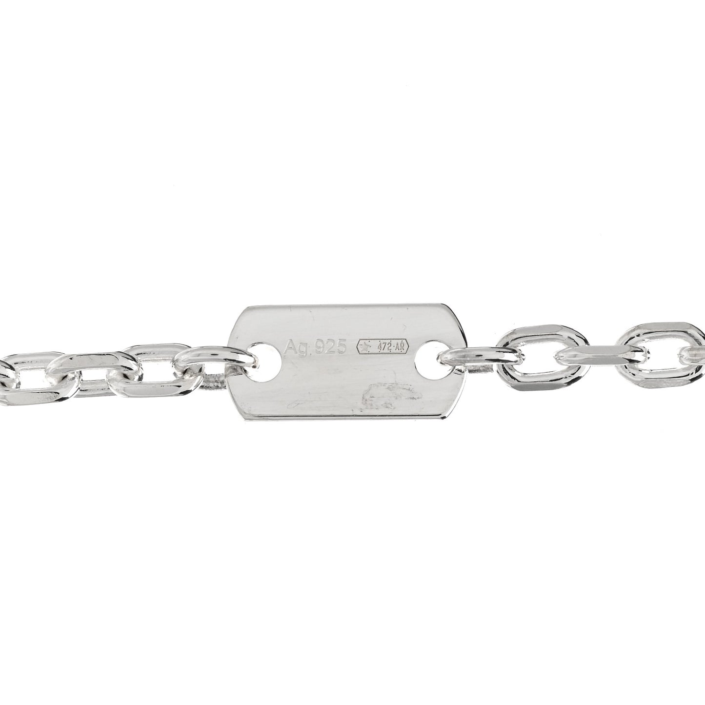 Sterling Silver Trademark Charm Necklace