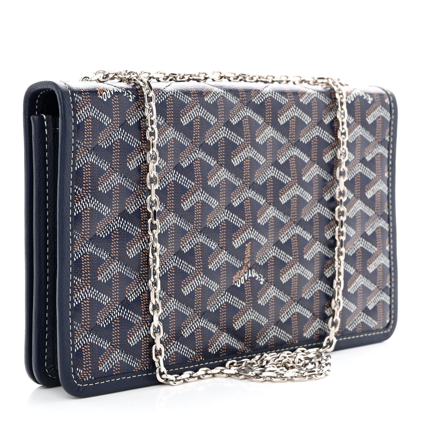Goyardine Alexandre III Bag Navy