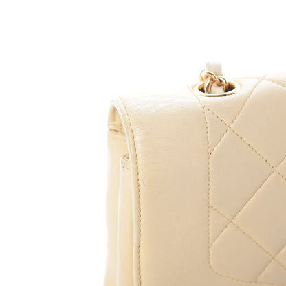 Chanel Lambskin Quilted Small Single Flap Beige 10 of 17