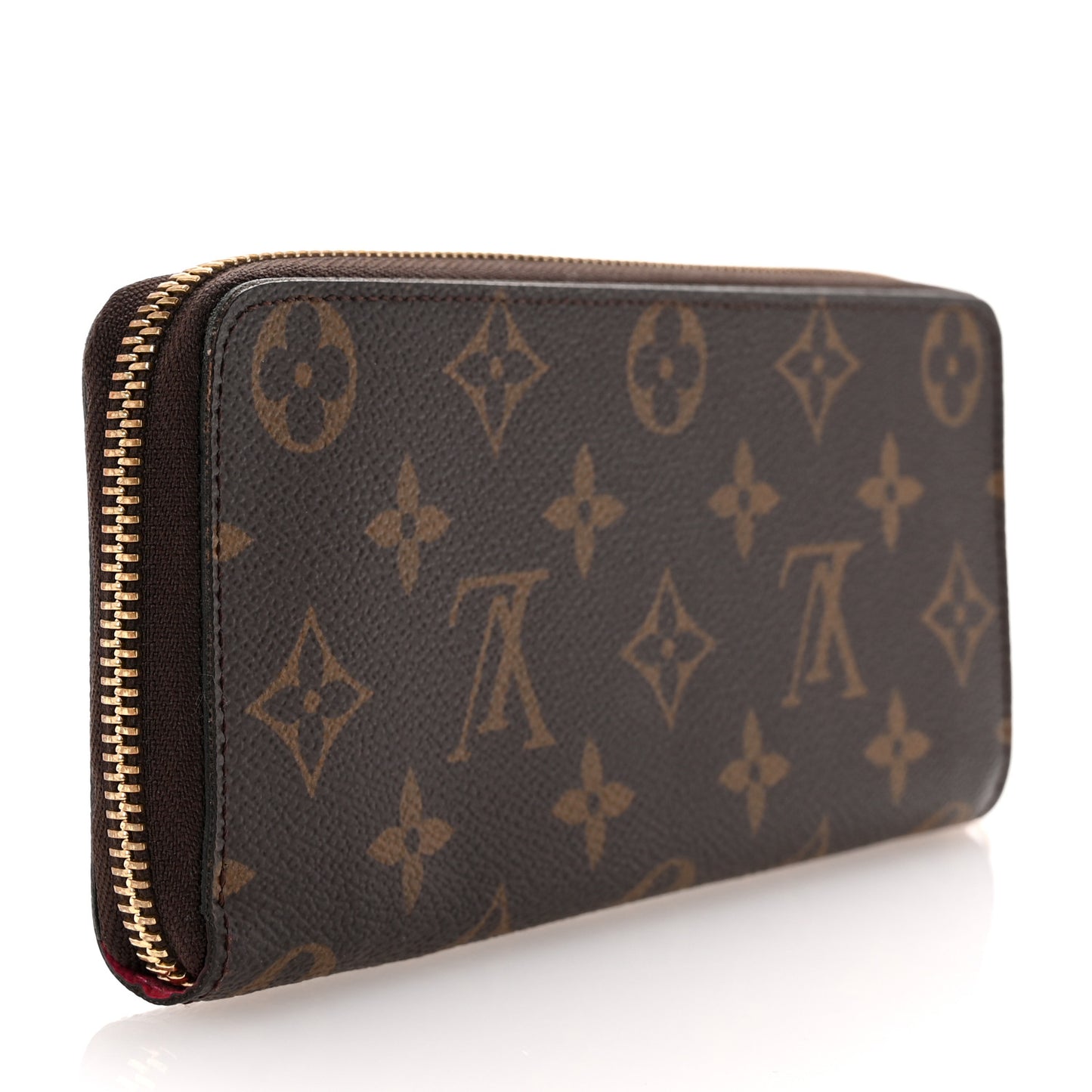 Monogram Clemence Wallet Hot Pink