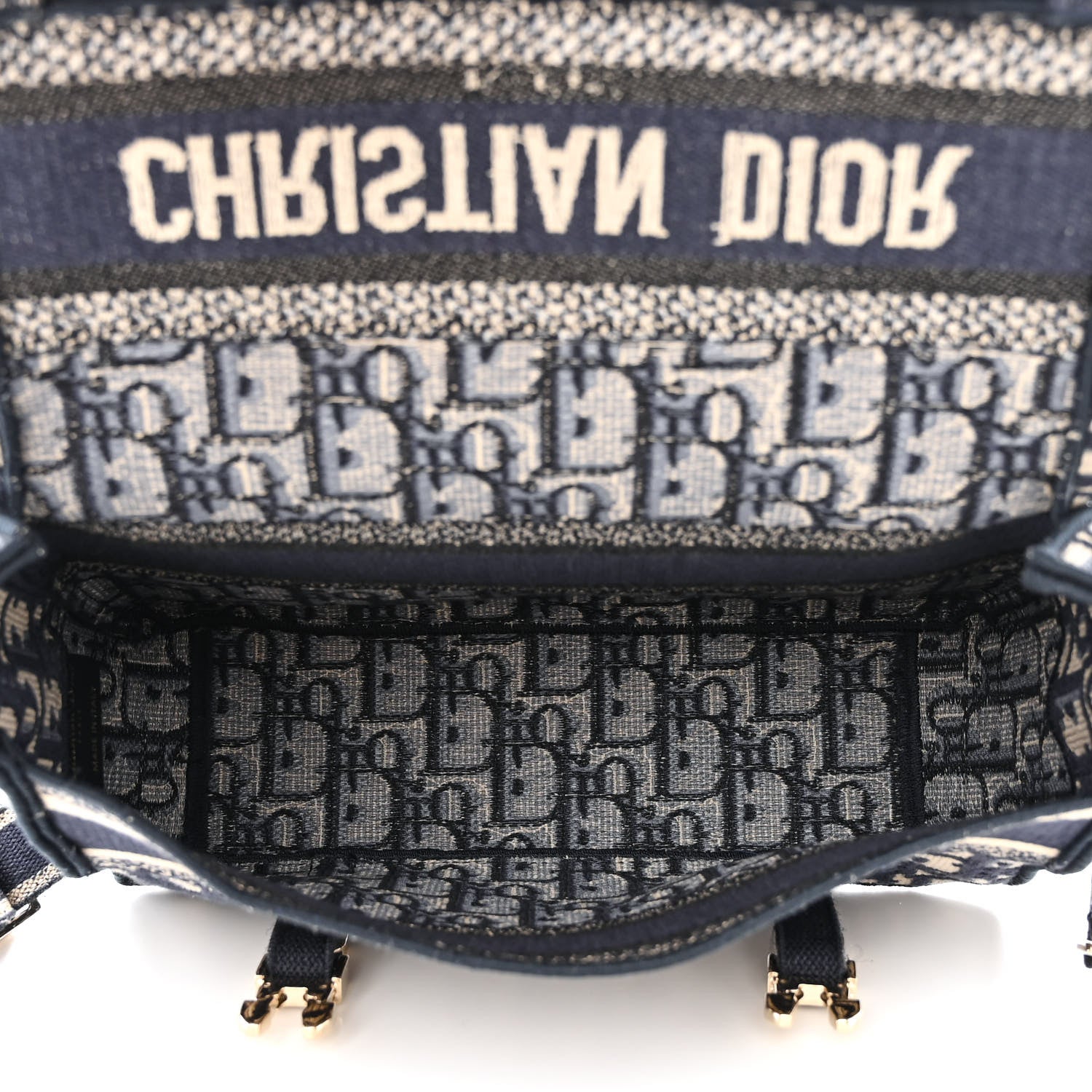 Christian Dior Oblique Small Diorcamp Messenger Blue 5 of 11