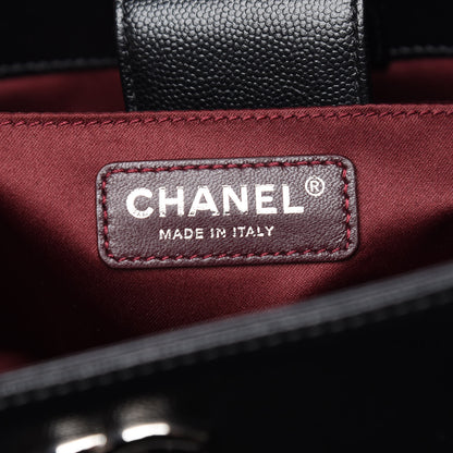 Chanel Caviar Large Cerf Executive Shopper Tote Black 6 of 10