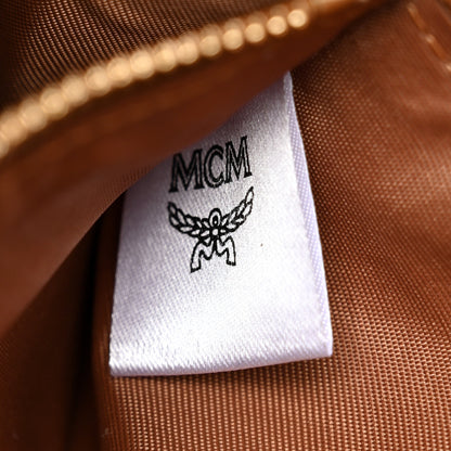 MCM Visetos Studded Patricia Wallet On Chain Cognac 6 of 10