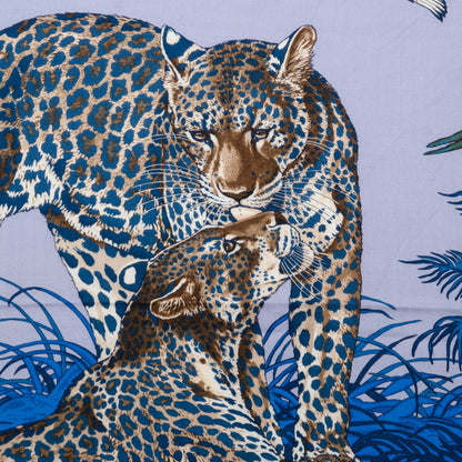 Hermes Cashmere Silk Jungle Love Shawl 140 1 of 8