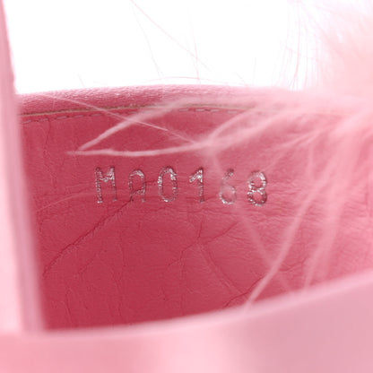 Louis Vuitton Fur Crystal LV Marilyn Mule 38 Rose 9 of 12