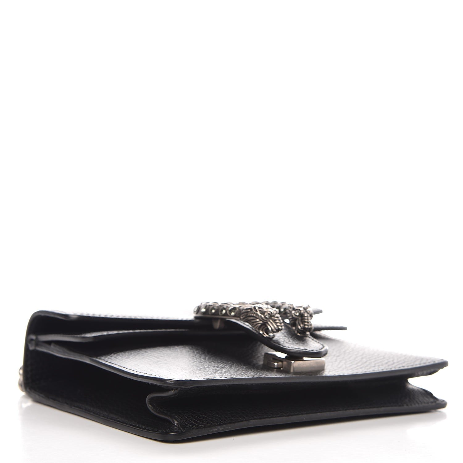 Gucci Calfskin Mini Dionysus Shoulder Bag Black 6 of 9