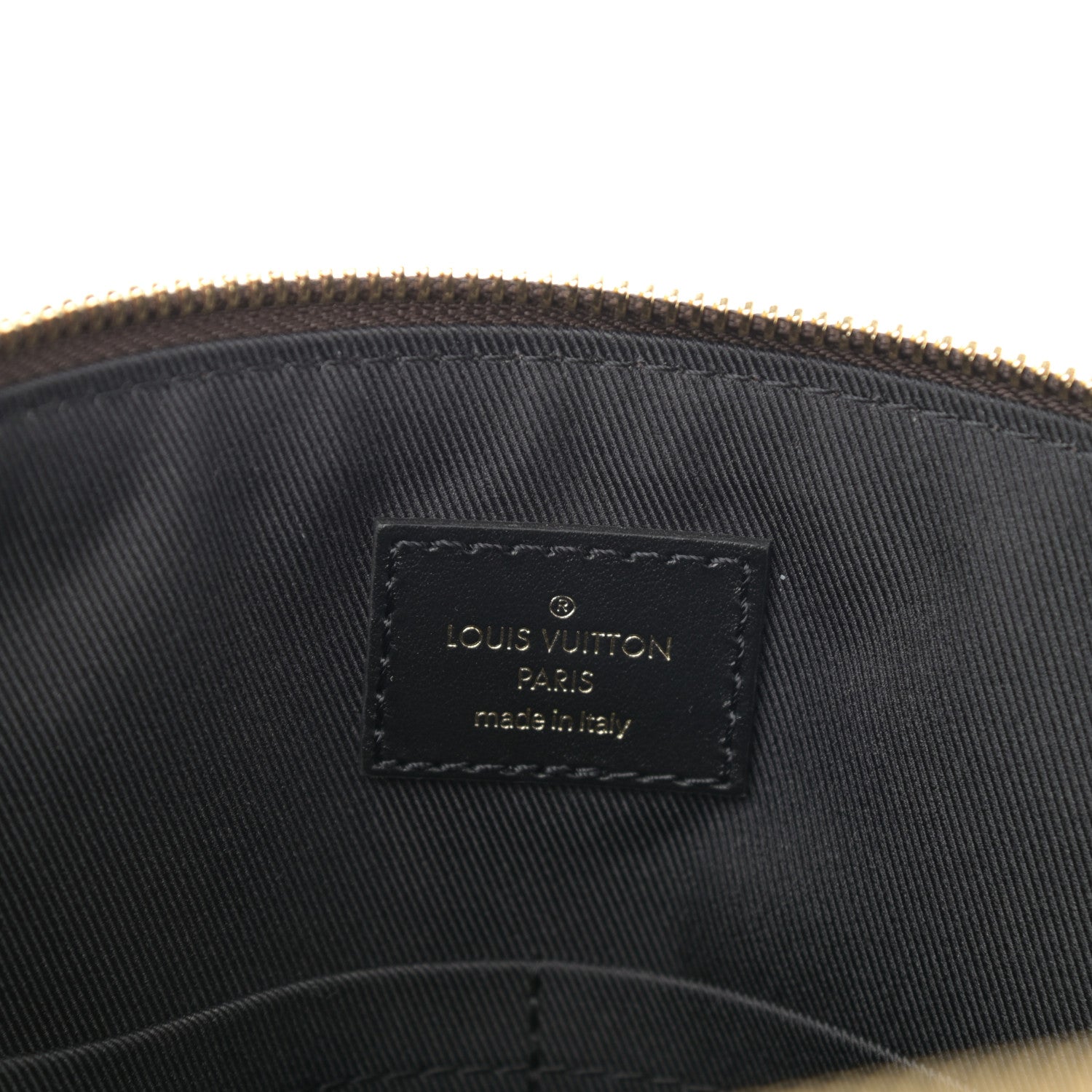 Louis Vuitton Damier Ebene Odeon Tote MM Black 5 of 9