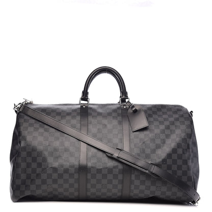 Louis Vuitton Damier Graphite Keepall Bandouliere 55 1 of 21