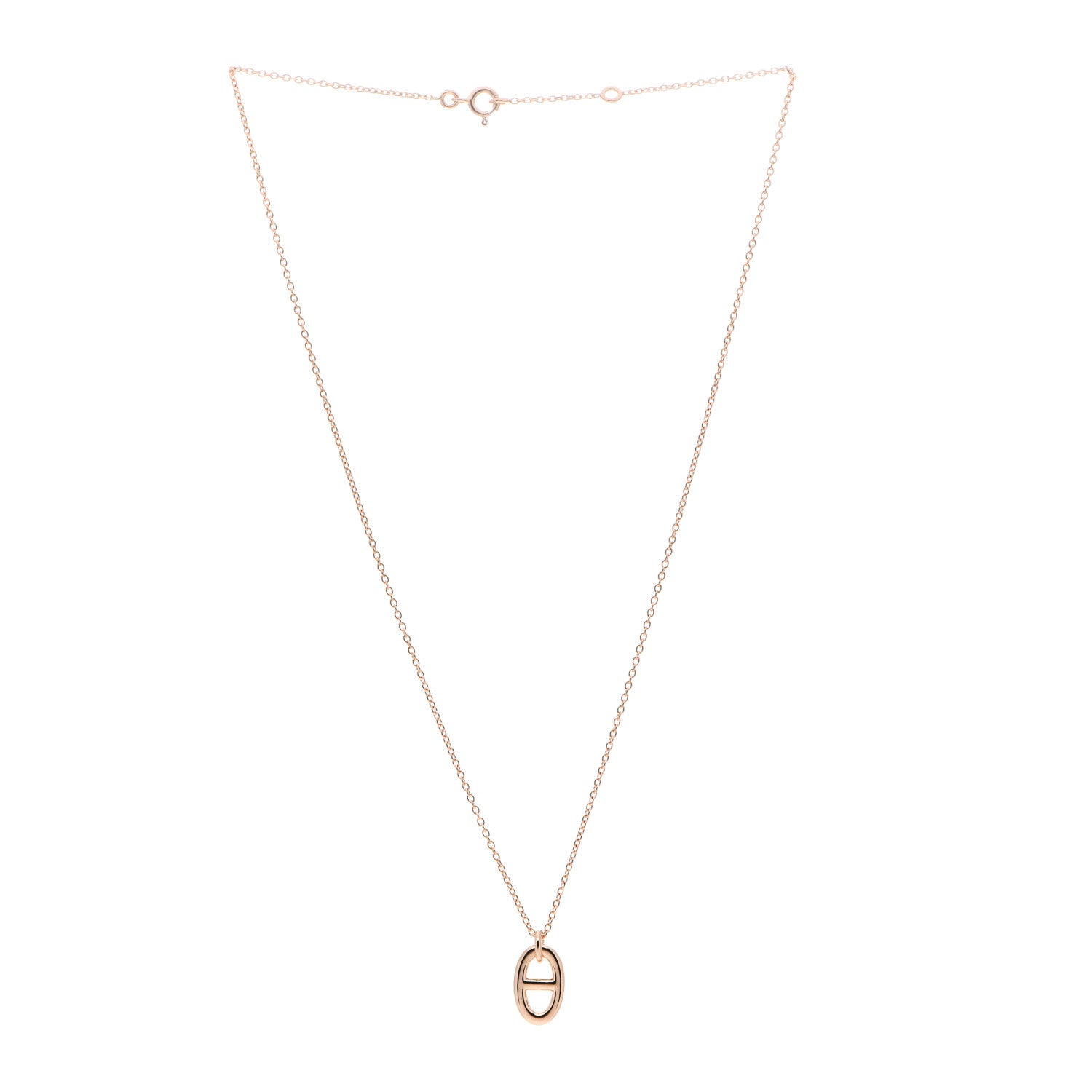 Hermes 18K Rose Gold PM Farandole Pendant Necklace 3 of 5