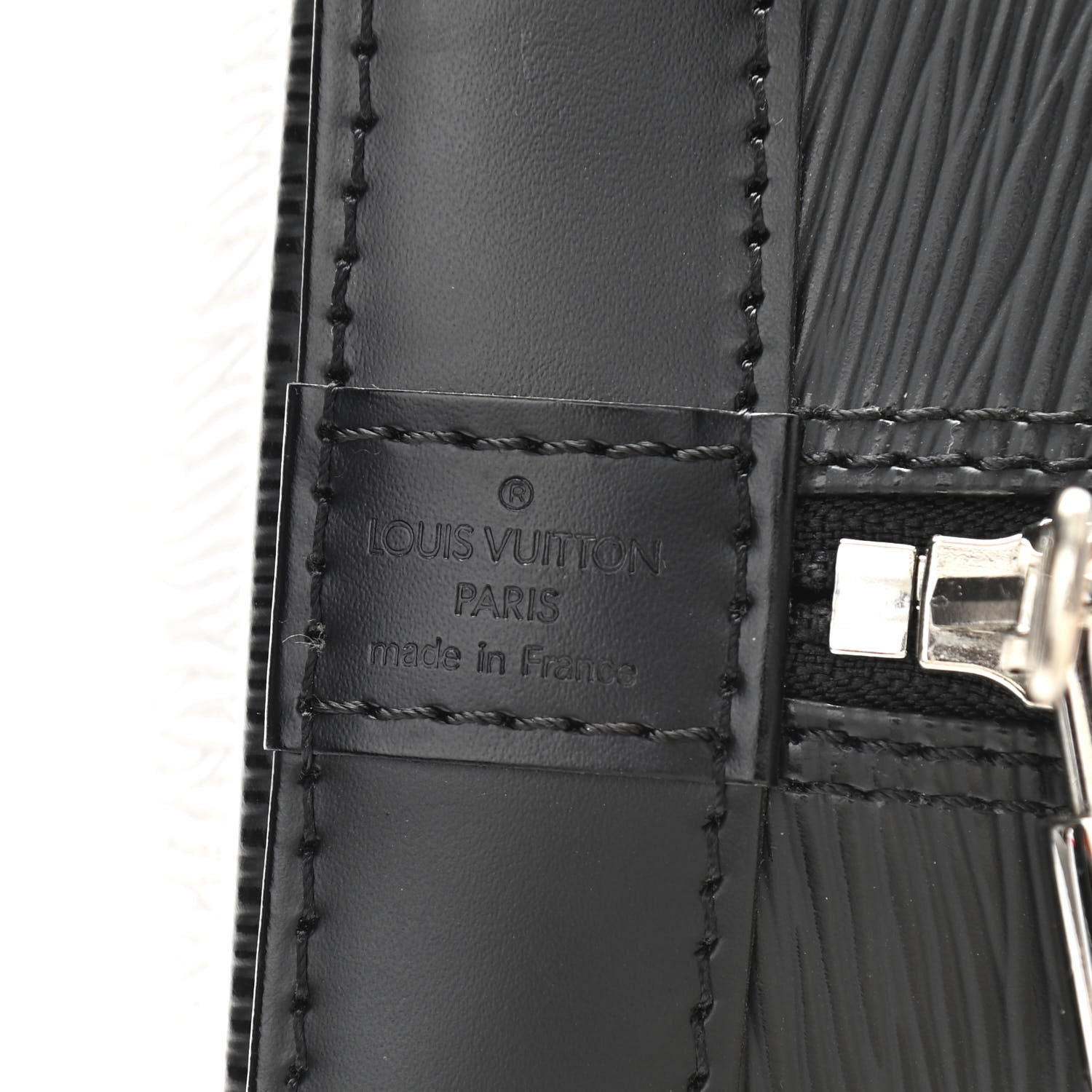 Louis Vuitton Epi Alma PM Black 6 of 9