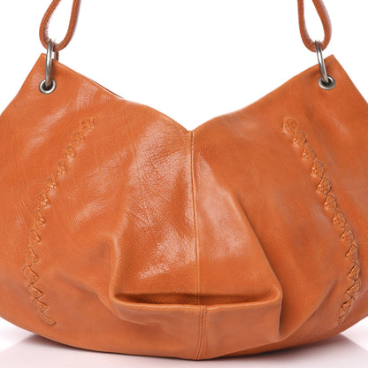 Bottega Veneta Nappa Intrecciato Aquilone Fortune Cookie Hobo Orange 9 of 11