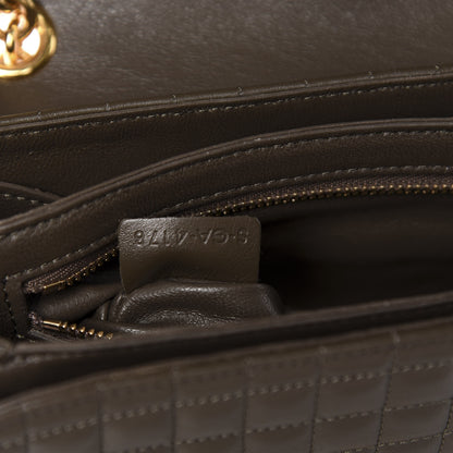 Celine Calfskin Quilted Medium C Bag Khaki 9 of 10