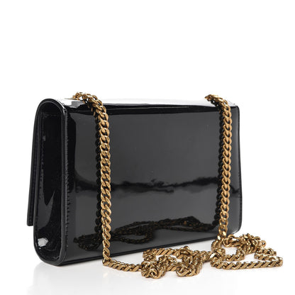 Saint Laurent Patent Small Monogram Kate Satchel Black 4 of 8