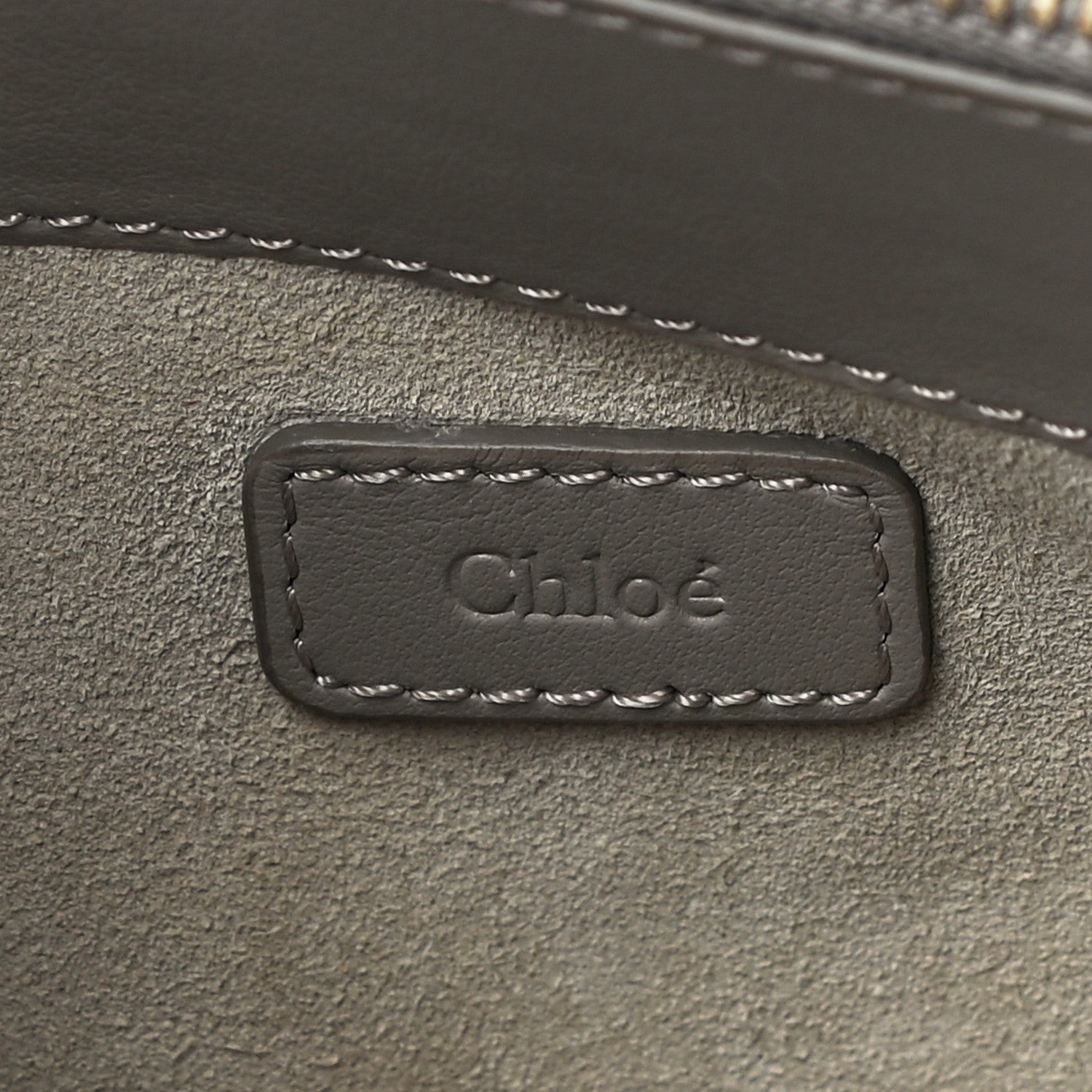 Chloe Calfskin Tess Mini Crossbody Bag Motty Grey 5 of 12
