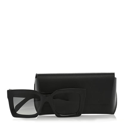 Celine Acetate Square Sunglasses CL401301 Black 8 of 8