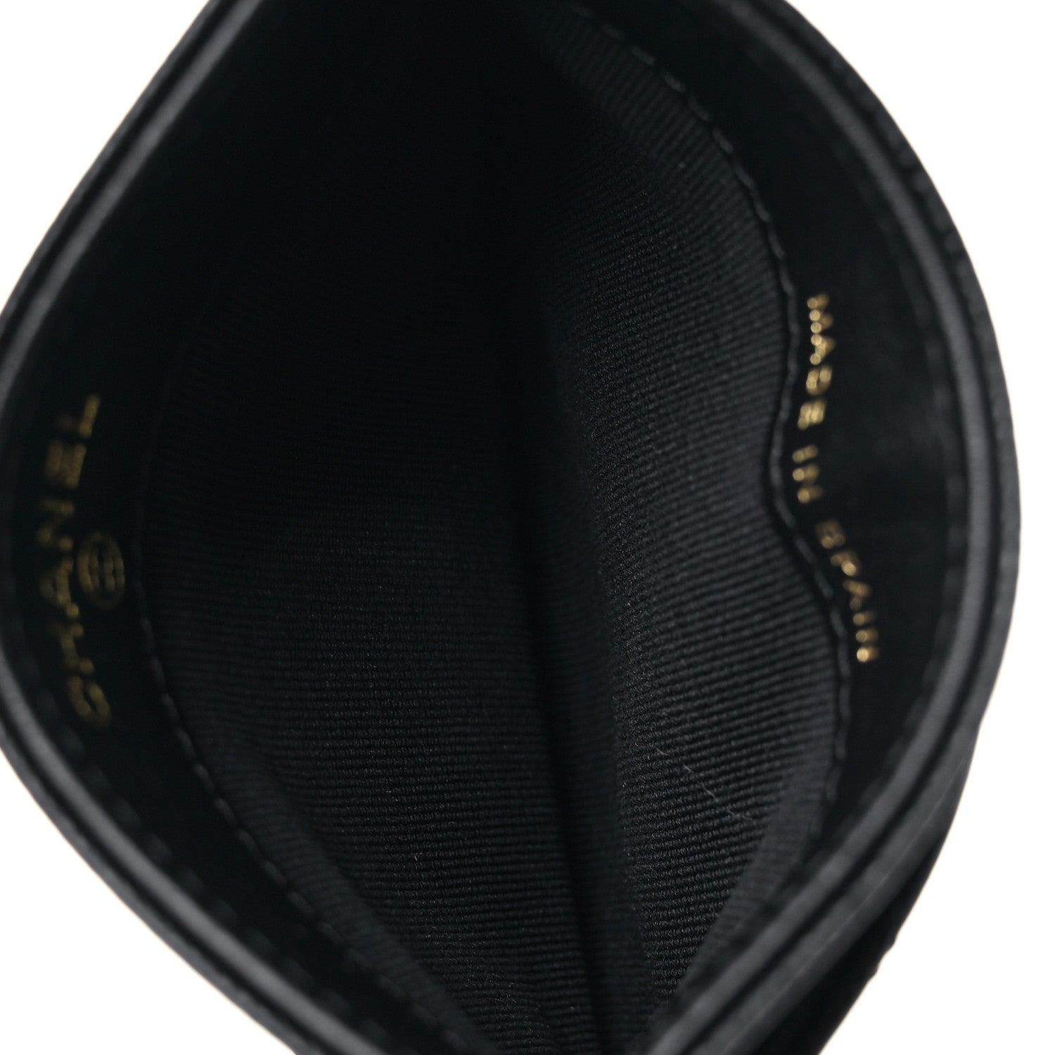 Chanel Caviar Quilted Crystal Card Holder Black 5 of 12