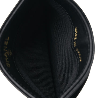Chanel Caviar Quilted Crystal Card Holder Black 5 of 12