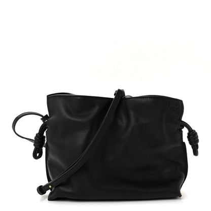 Loewe Calfskin Mini Flamenco Knot Clutch Black 1 of 9