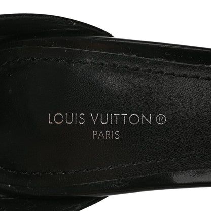 Louis Vuitton Patent Fame Platform Pumps 38.5 Black 6 of 8