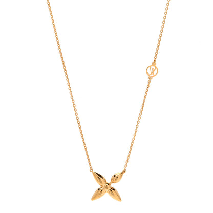 Louis Vuitton Louisette Necklace Silver Gold 1 of 5