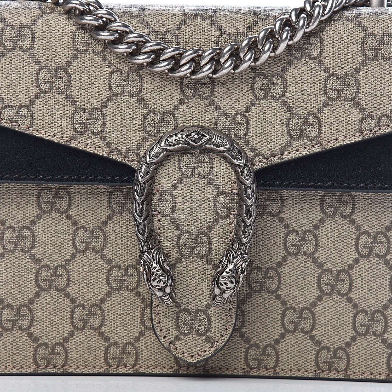 Gucci GG Supreme Monogram Mini Dionysus Shoulder Bag Black 10 of 10