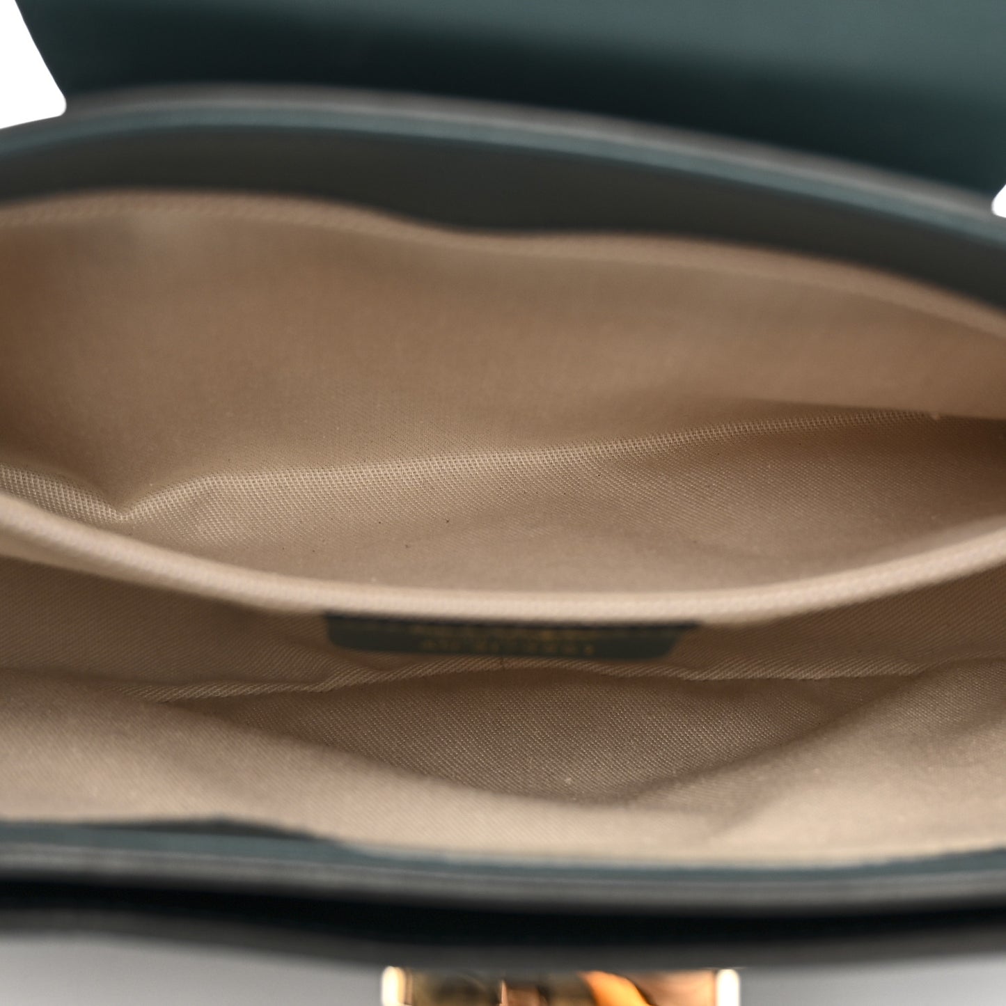 Calfskin Small Fanisa Gancini Hobo Green