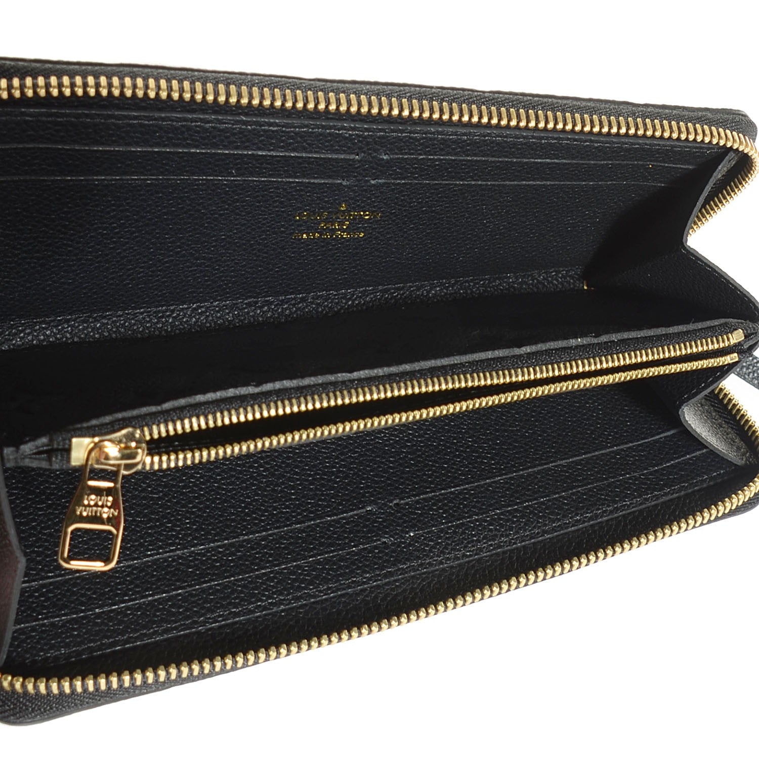 Louis Vuitton Empreinte Clemence Wallet Black 6 of 8
