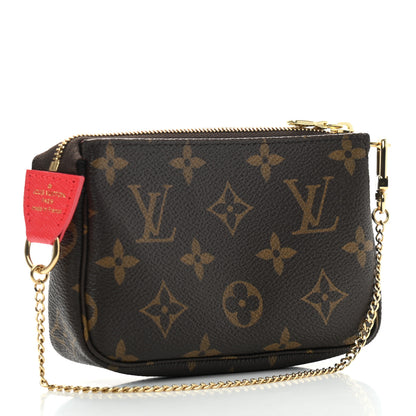 Louis Vuitton Monogram 2021 Christmas Animation London Mini Pochette Accessories Red 3 of 7