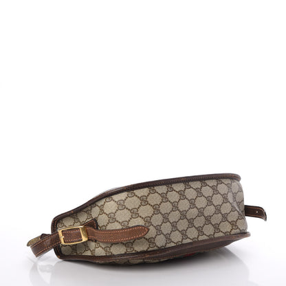 Gucci Monogram Web Shoulder Bag Dark Brown 4 of 29