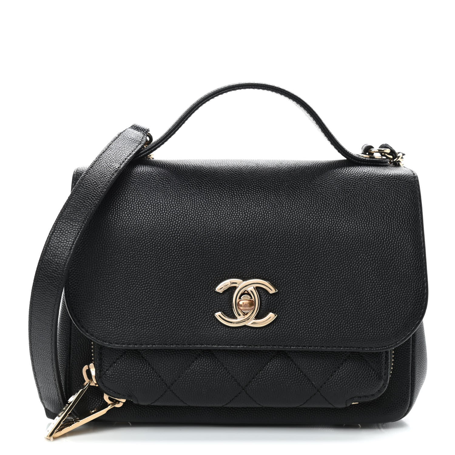 Chanel Caviar Quilted Small Business Affinity Flap Black 1 of 10