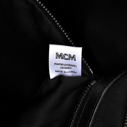 MCM Visetos Spektrum Medium Anya Shopper Tote Black 7 of 12