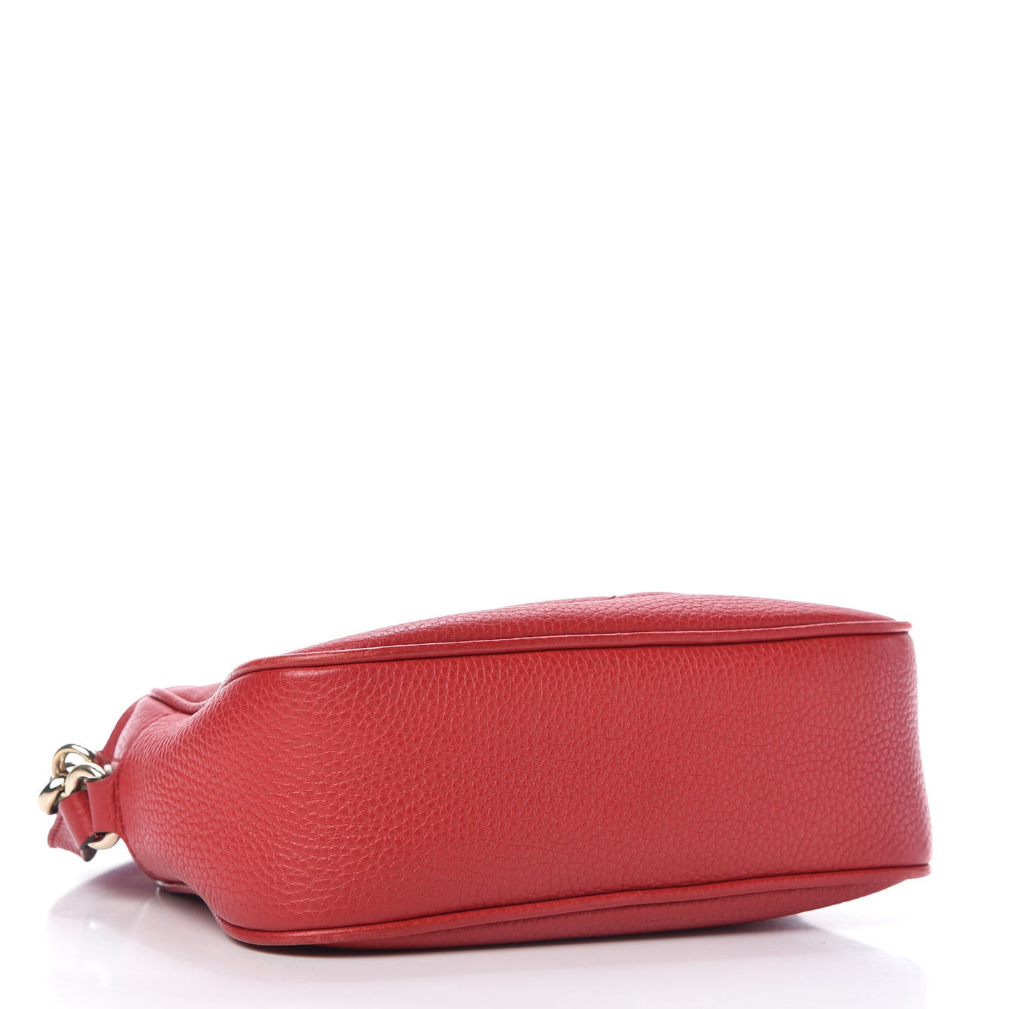 Pebbled Calfskin Small Soho Disco Bag Tabasco Red