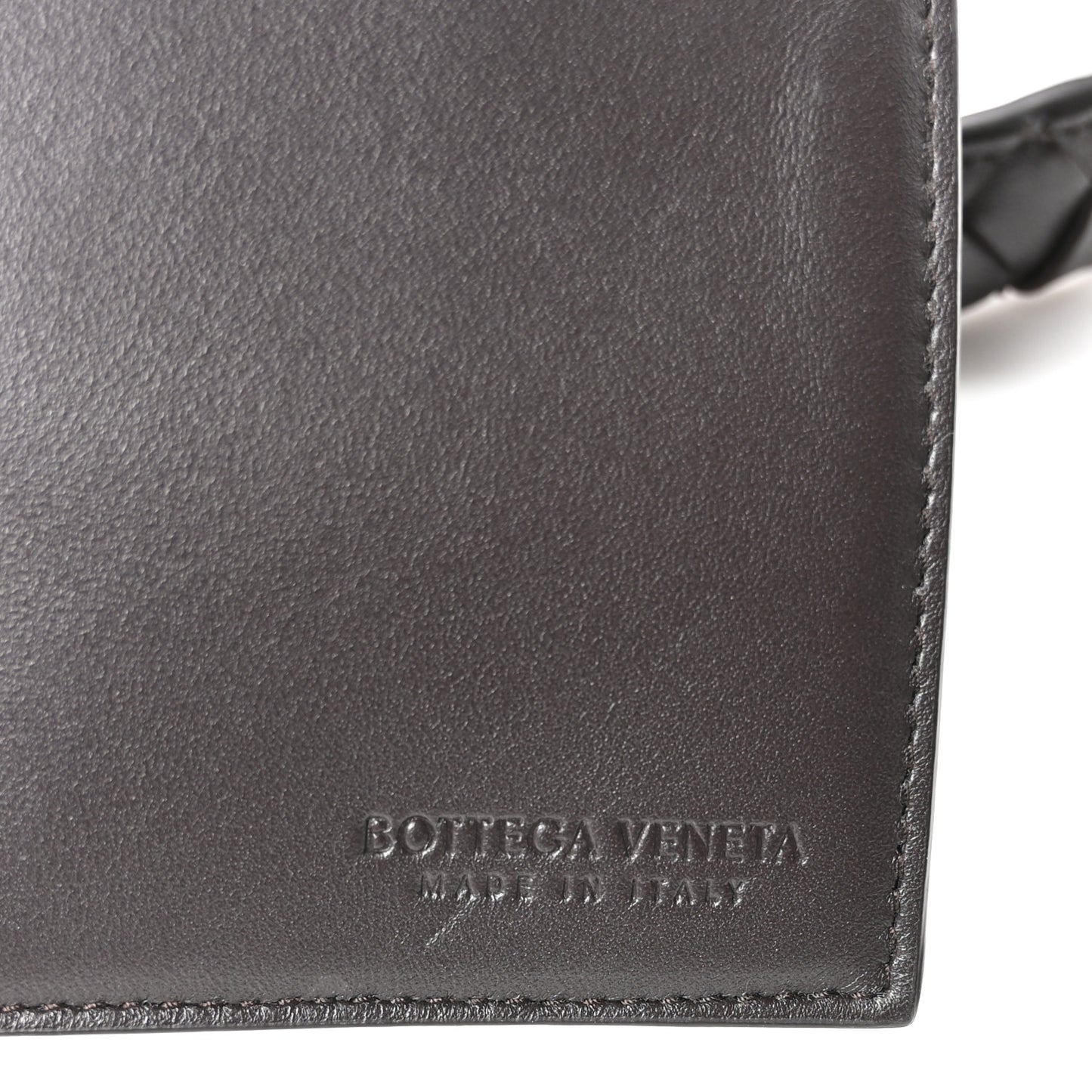 Nappa Intrecciato Large Campana Shoulder Bag Fondant