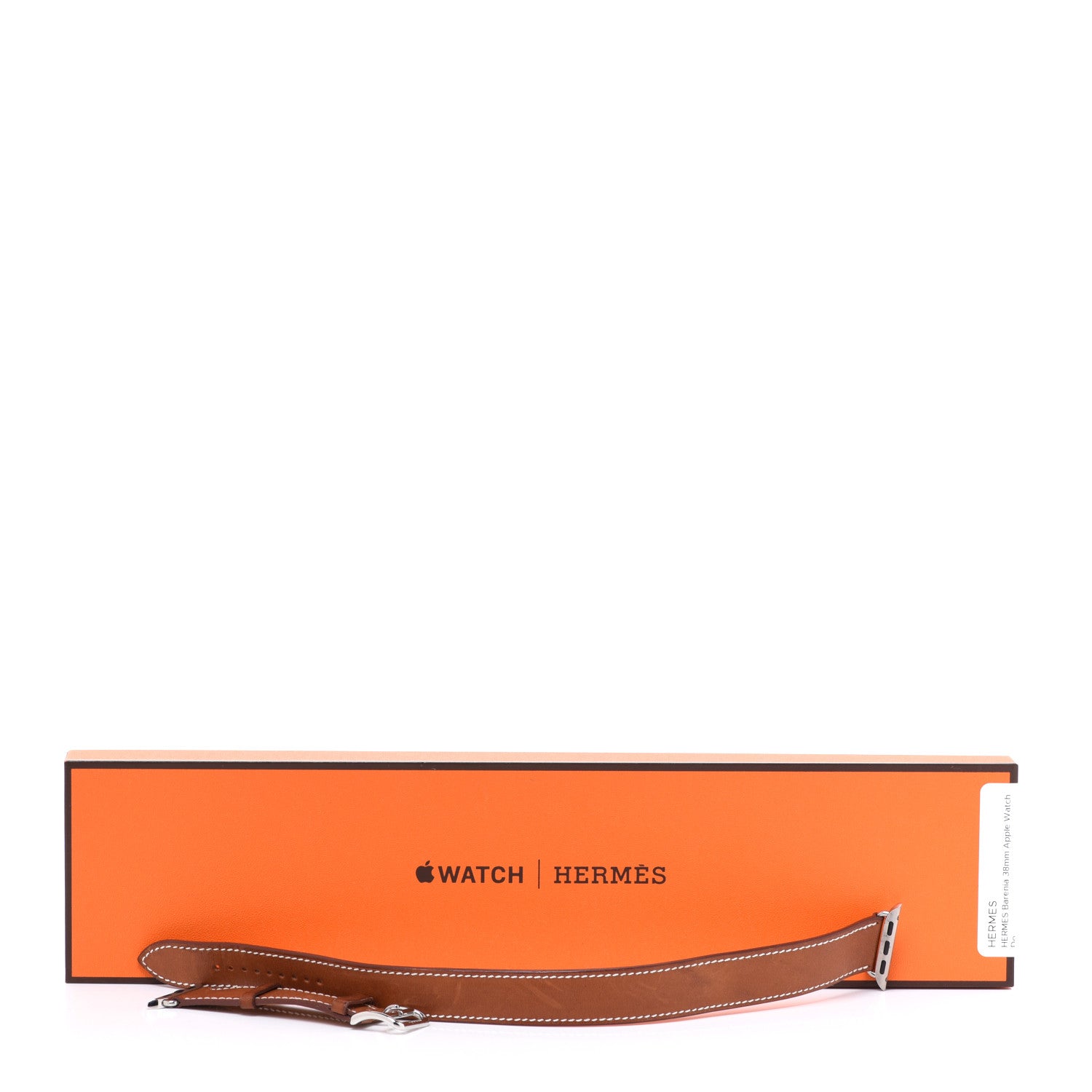 Hermes Barenia 38mm Apple Watch Double Tour Band Fauve 9 of 9