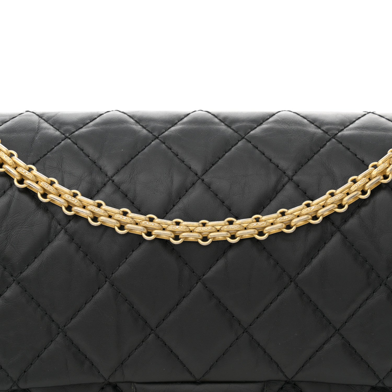 Chanel Aged Calfskin Quilted 2.55 Reissue 226 Flap Black 8 of 12