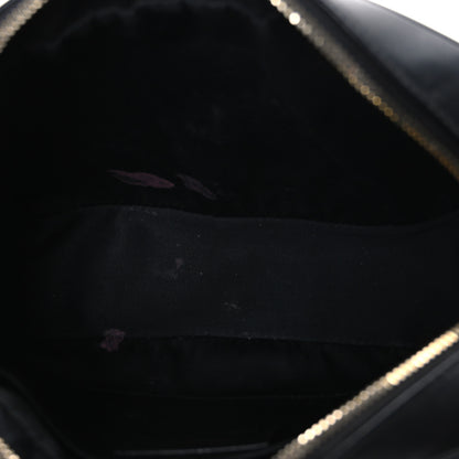 Saint Laurent Suede Calfskin Monogram Lou Camera Bag Black 5 of 12