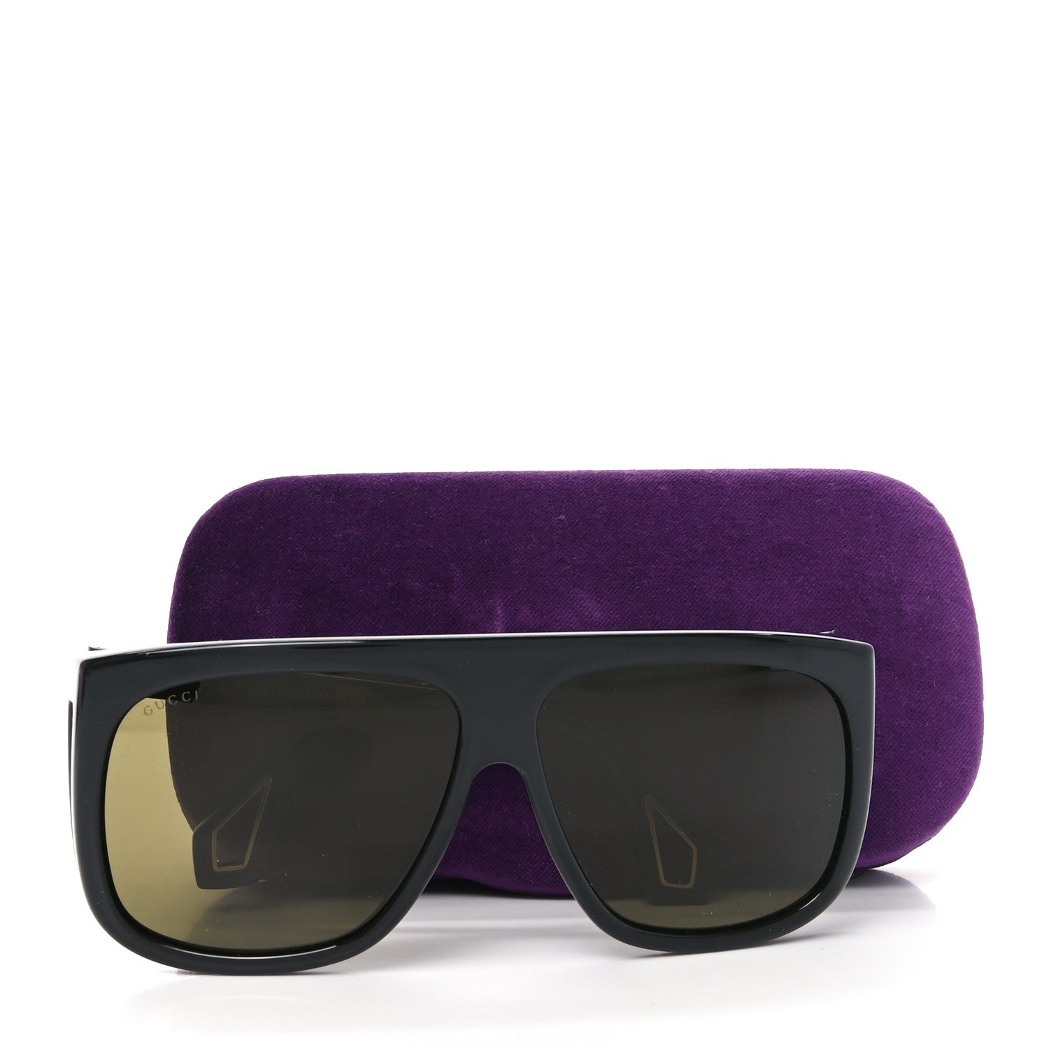 Gucci Acetate Shield Sunglasses GG0467S Black 1774838 – FASHIONPHILE