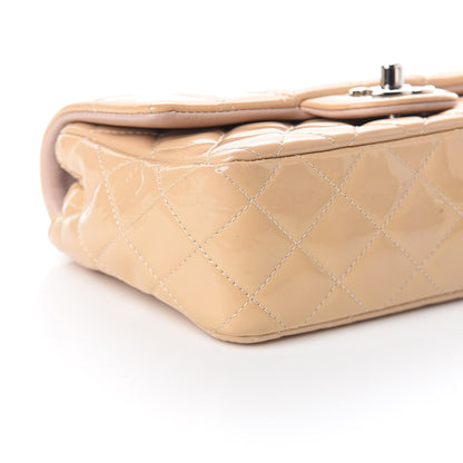 Chanel Patent Calfskin Quilted Mini Rectangular Flap Rose Clair 8 of 14