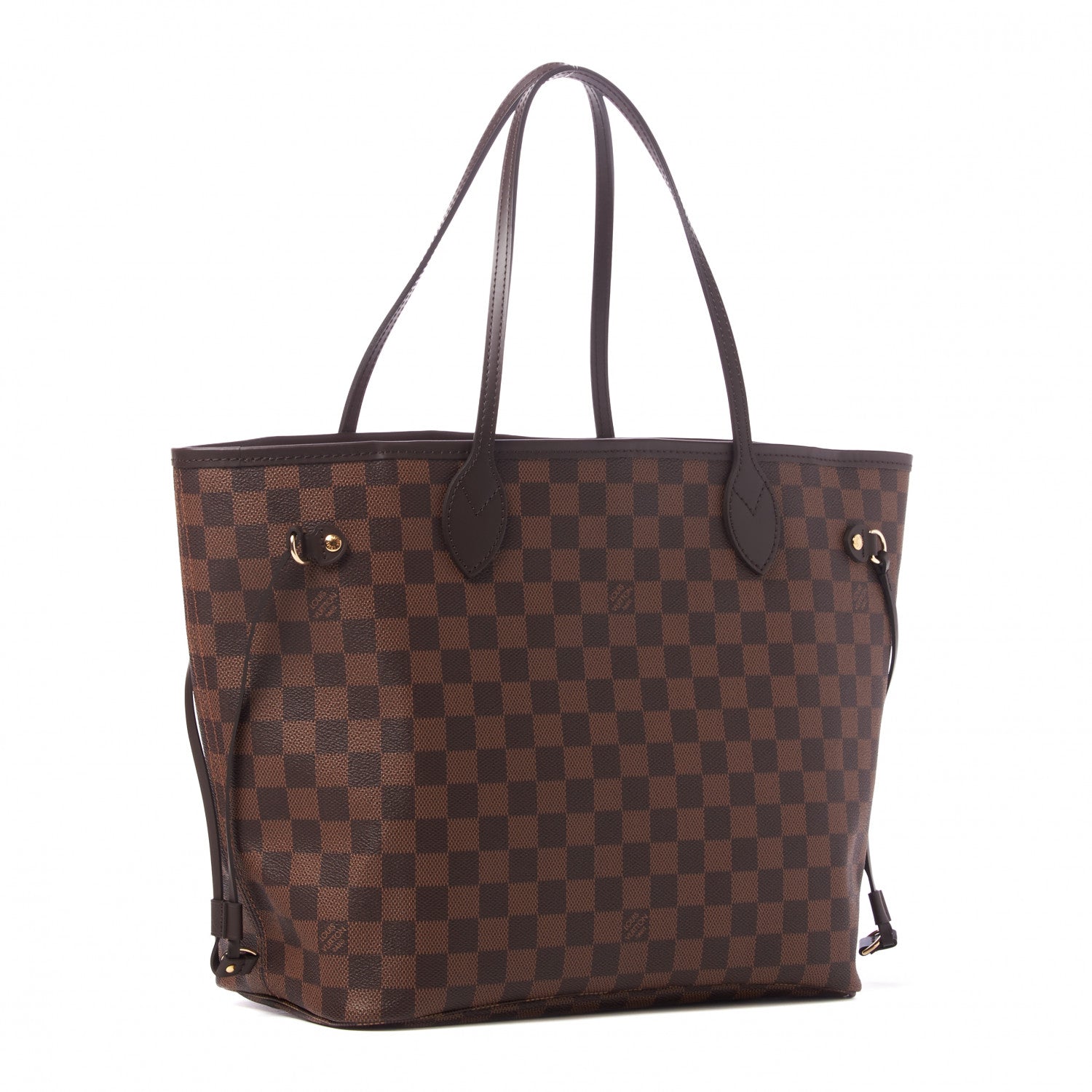 Louis Vuitton Damier Ebene Neo Neverfull MM Rose Ballerine 2 of 8