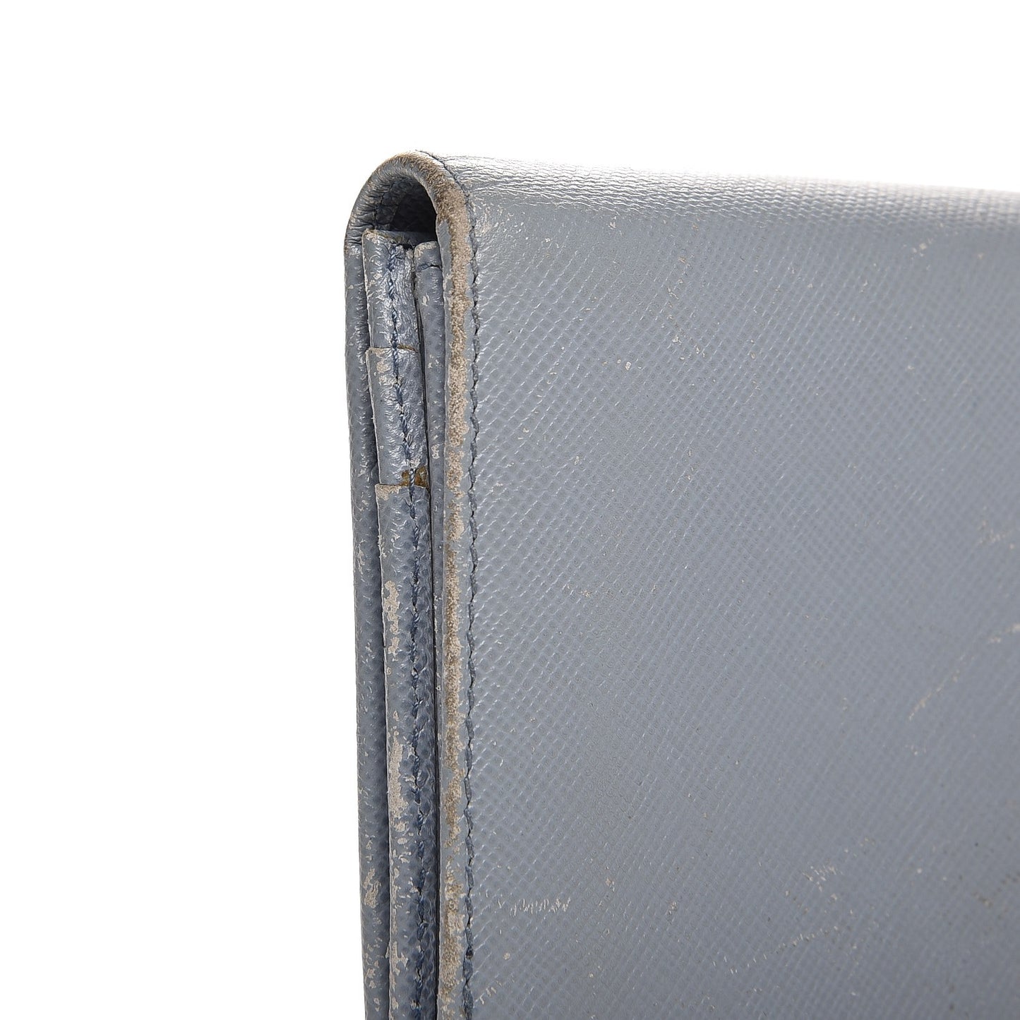 Saffiano Triangle Continental Flap Wallet Pervinca