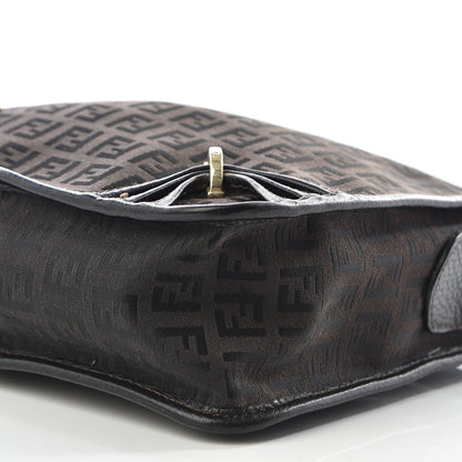 Fendi Zucchino Crossbody Messenger Dark Brown 6 of 8