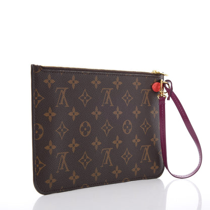 Louis Vuitton Monogram Totem Neverfull MM GM Pochette Magenta 3 of 9