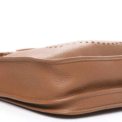 Hermes Taurillon Clemence Evelyne III GM Gold 7 of 9