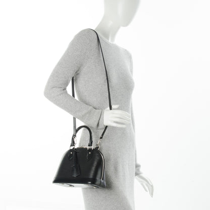 Louis Vuitton Epi Alma BB Black 2 of 9